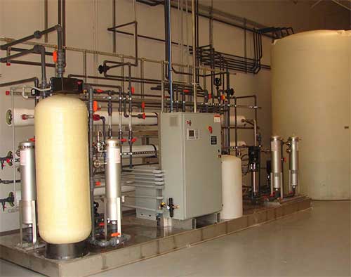 water treatment equipment installed by Aries