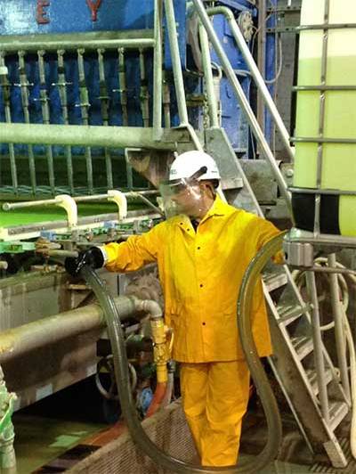 paper machine boil-out